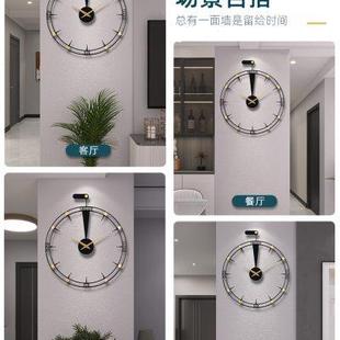高档现代简约挂钟客厅轻奢家用创意挂墙时钟个性 饰艺术 时尚 网红装