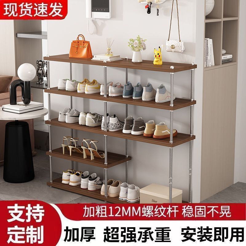 家用收纳神器鞋柜透明多层分层卧室鞋架门口玄关一体网红简易架子