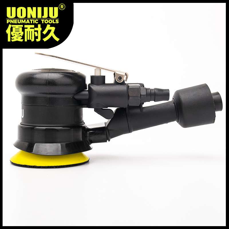 UNJ-3118D气动打磨机自吸尘气磨机抛光汽车打蜡汽动风磨3寸工业级