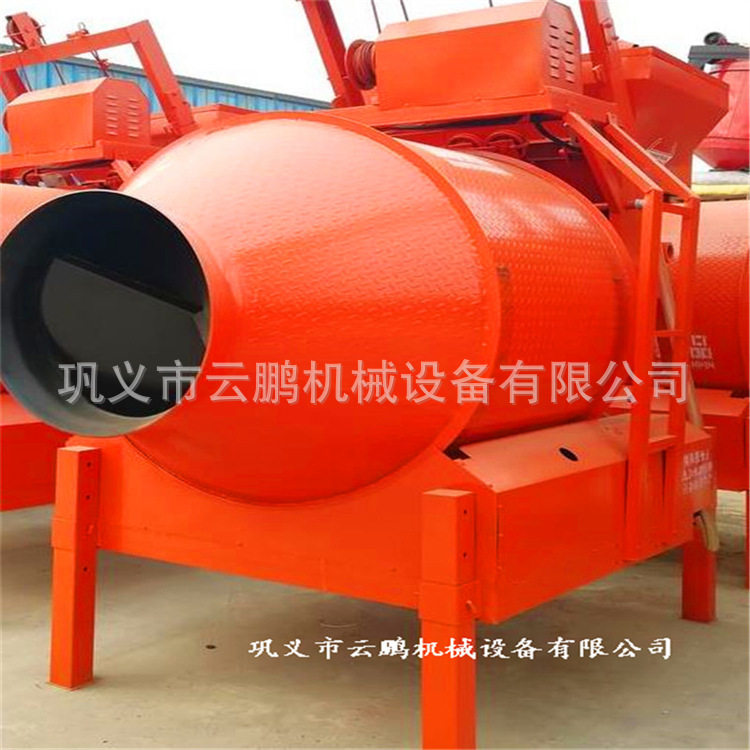 多型号全爬滚筒水泥砂浆搅拌机