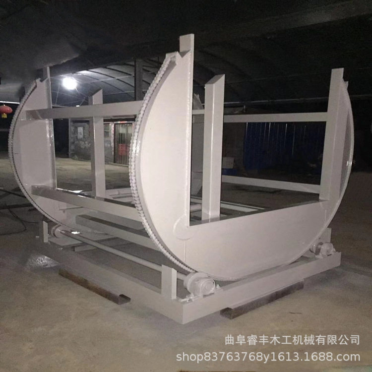 3吨液压升降翻板机人造板厂实木地板家具厂用翻板机纸箱翻板机
