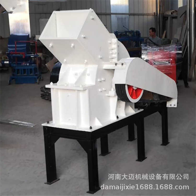 小型青石锤破制砂机花岗岩锤式碎石机建筑废料打沙机大迈供应