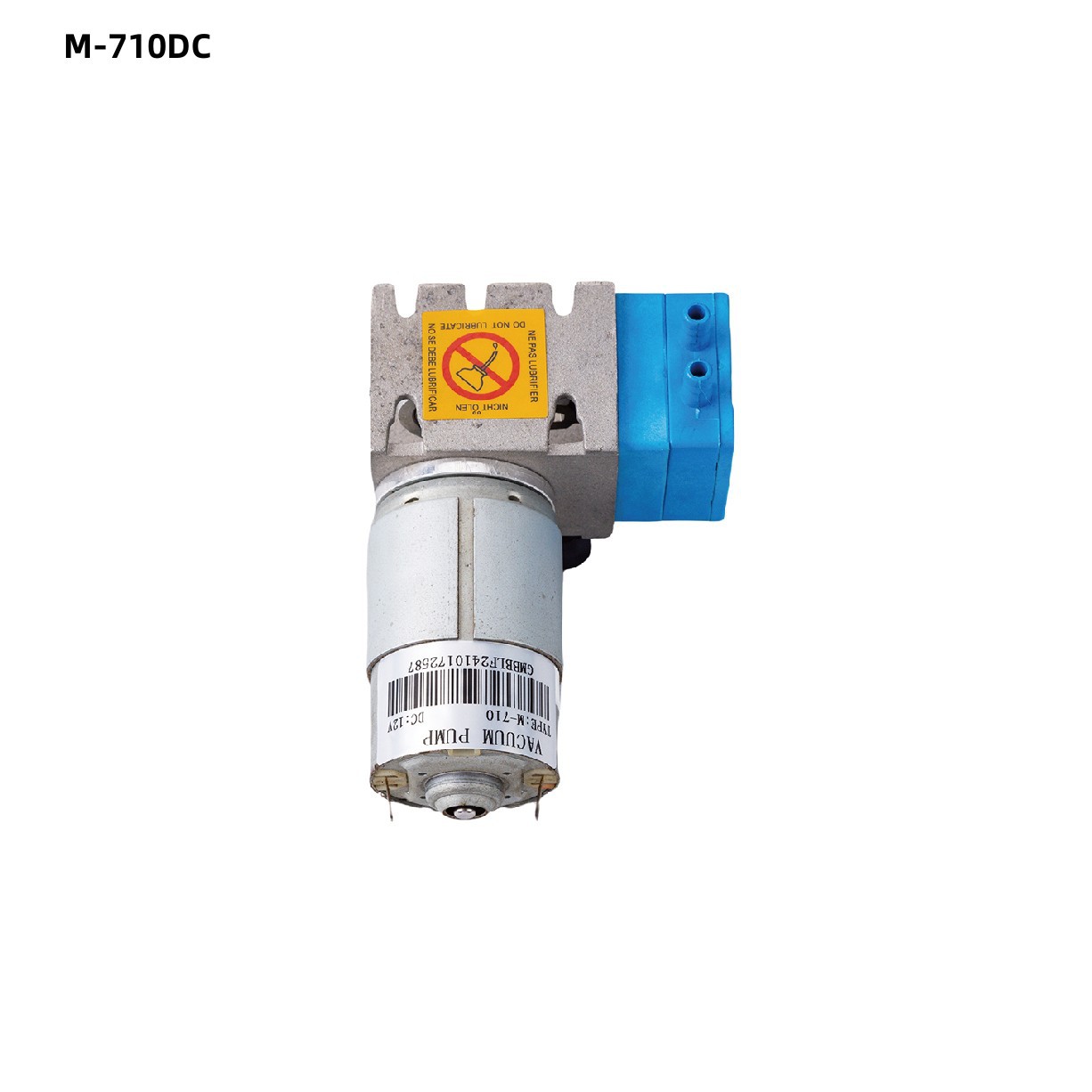 供应无油式隔膜真空泵 微型M-710DC/W抽气泵低噪音运转平稳