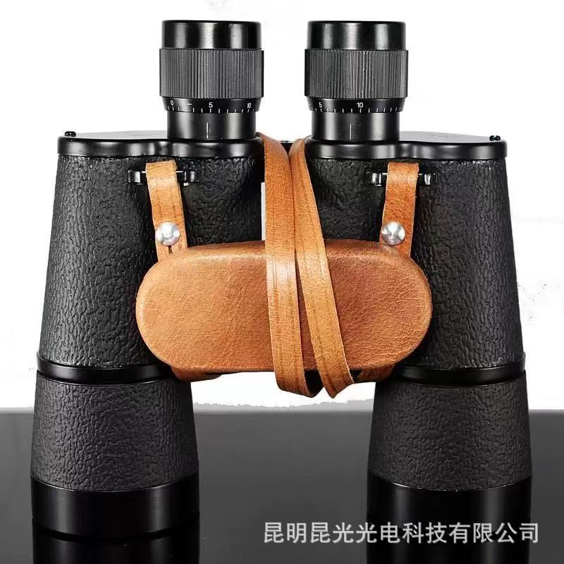 昆光正品74式/7X50双筒望远镜高清高倍专业成人测距防水微光找蜂