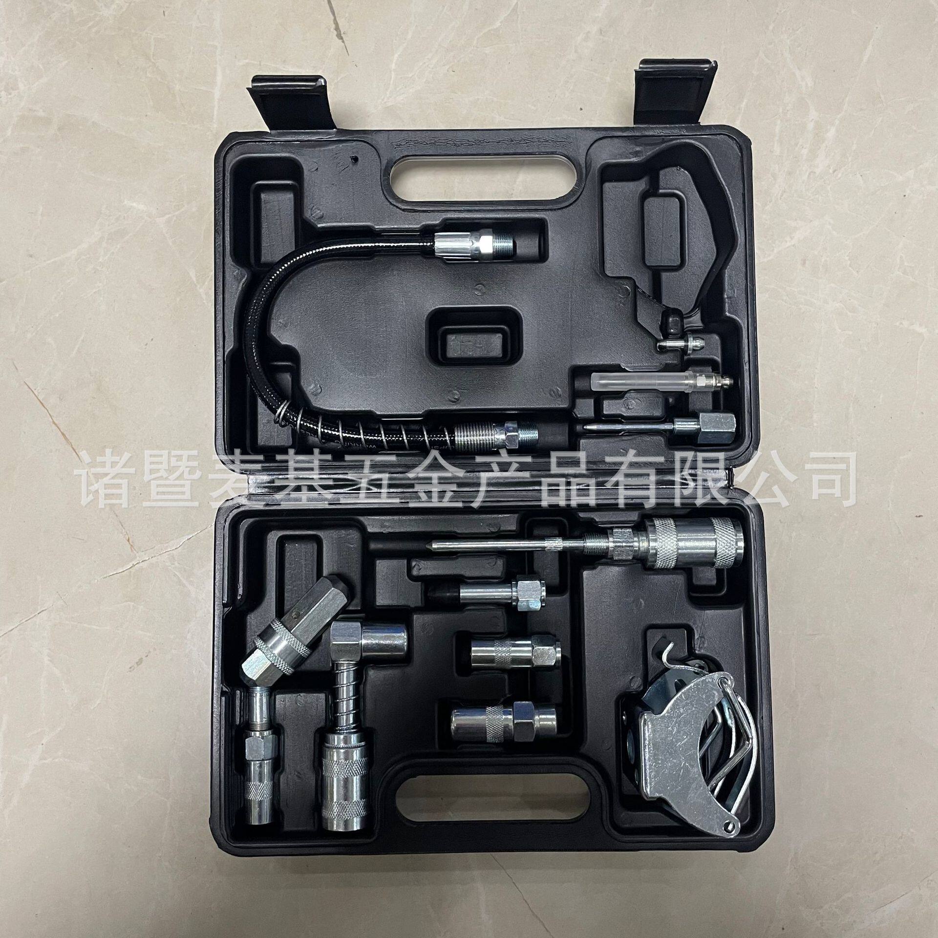 润滑工具11件套黄油嘴黄油枪配件套装打油工具组合装耦合器