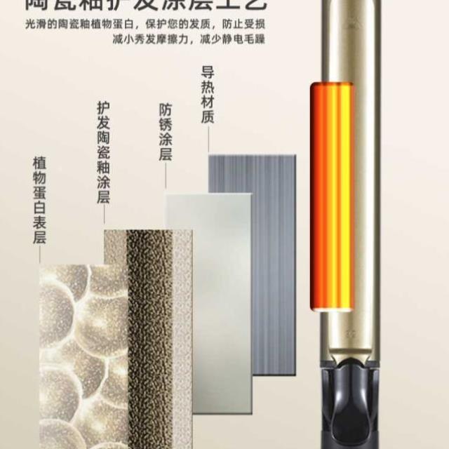 可旋转卷发棒大卷32mm理发店专用影楼化妆师业电卷棒羊毛卷卷发器