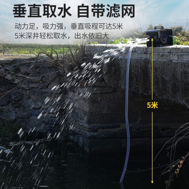 灌溉浇水农用浇菜神器浇水机充电式抽水泵自动户外浇菜水淋菜井水
