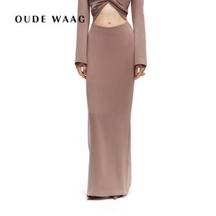 高级质感优雅精裁直筒女装 OUDE 新年 25春夏 半身裙 WAAG