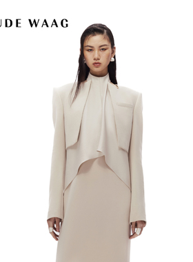 OUDE WAAG  高级质感简洁精裁刀锋西装袖