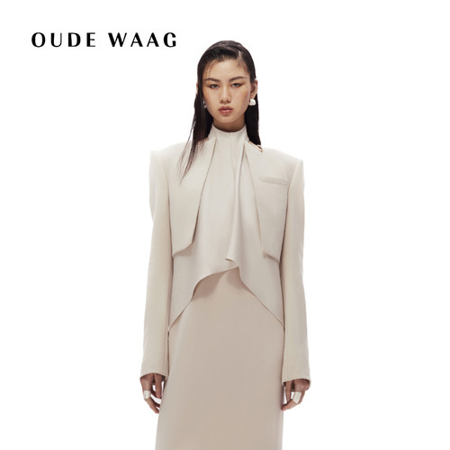 OUDE WAAG  高级质感简洁精裁刀锋西装袖