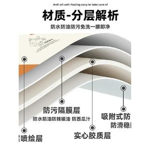 餐桌布轻奢高级感布艺免洗防水桌垫家用台布 茶几桌布客厅2024新款