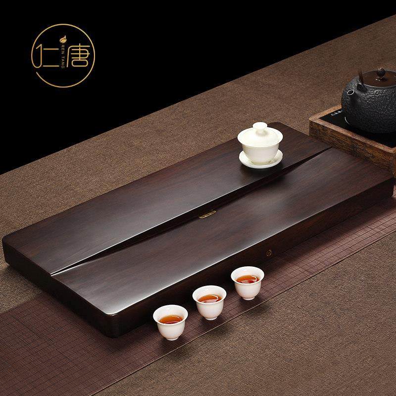 仁唐整块黑檀木茶盘实木茶台长方形简约家用茶海功夫茶具干泡茶海,餐饮具,茶盘,淘宝优惠券,粉丝福利购,淘宝优惠卷