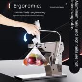 新款 手动铁钉扎口机生鲜散称扎口机铁钉超市塑料袋手压式 扎口钉