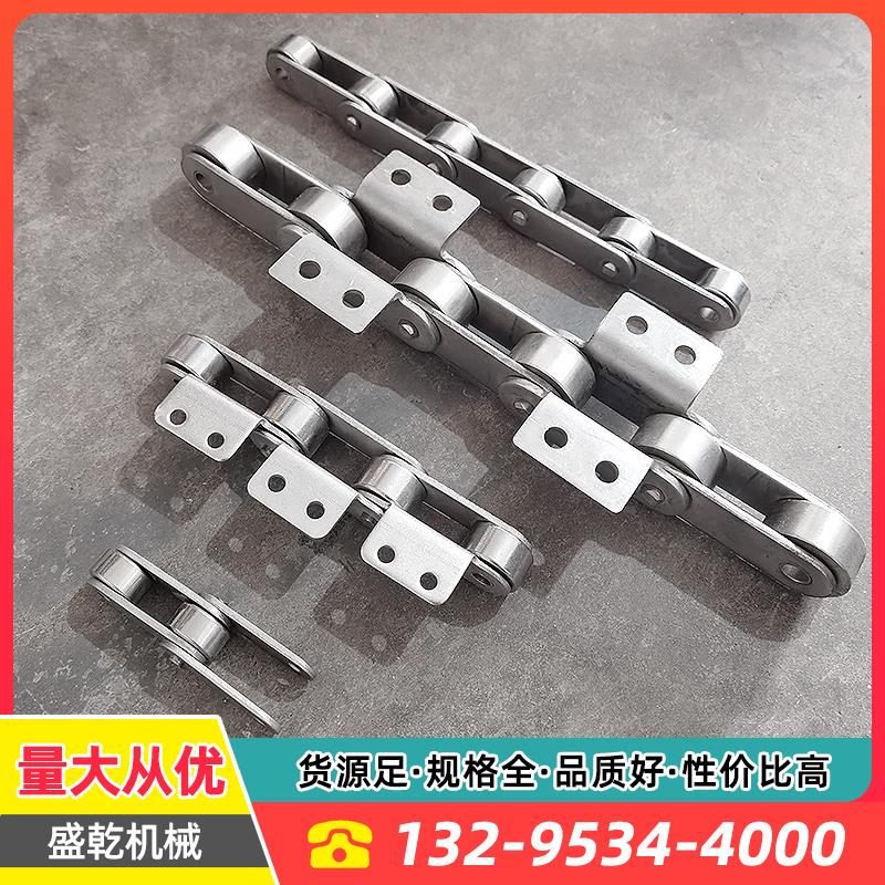 非标工业传动链条08A24A排屑机链条碳钢单排不锈钢大节距滚子链条