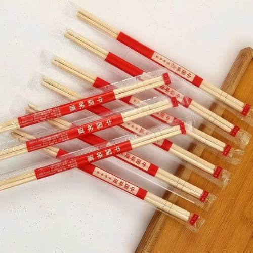 一次性筷子独立包装外卖快餐饭店家用商用卫生纯天然竹筷