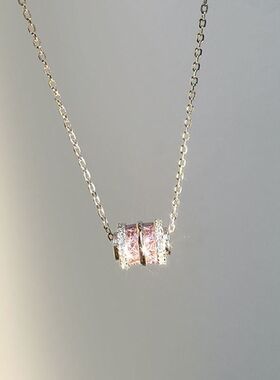 粉色小蛮腰项链女超酷学生饰品