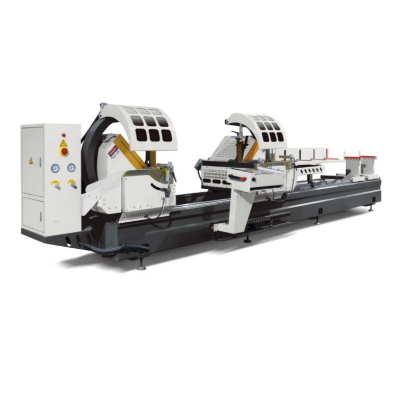 铝合金门窗数控双头锯可以切割钢材的双头精密锯加工铁双头锯