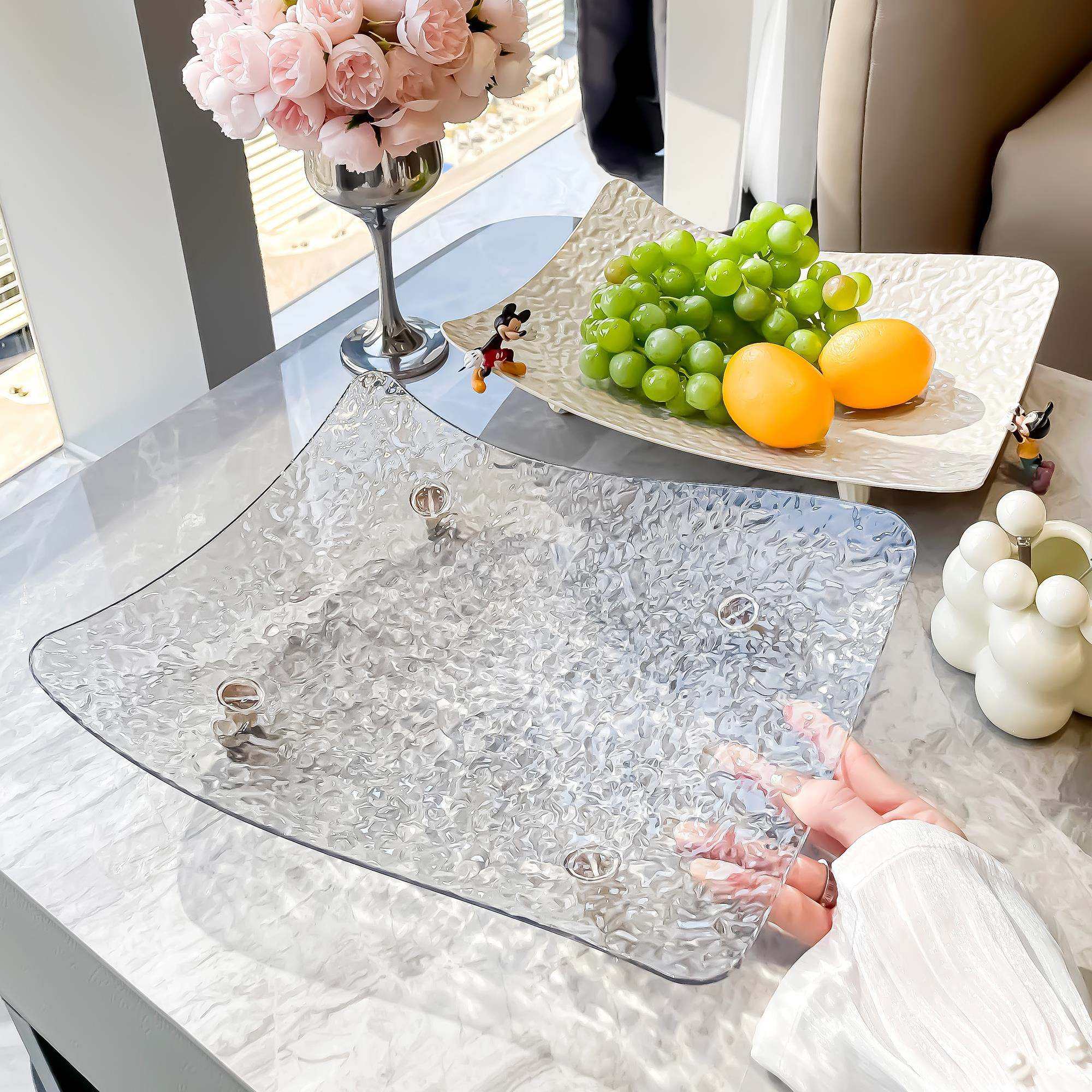 水果盘家用客厅茶几2025新款轻奢高颜值果篓坚果干果零食精致大气,家居饰品,果盘/果篓,淘宝优惠券,粉丝福利购,淘宝优惠卷