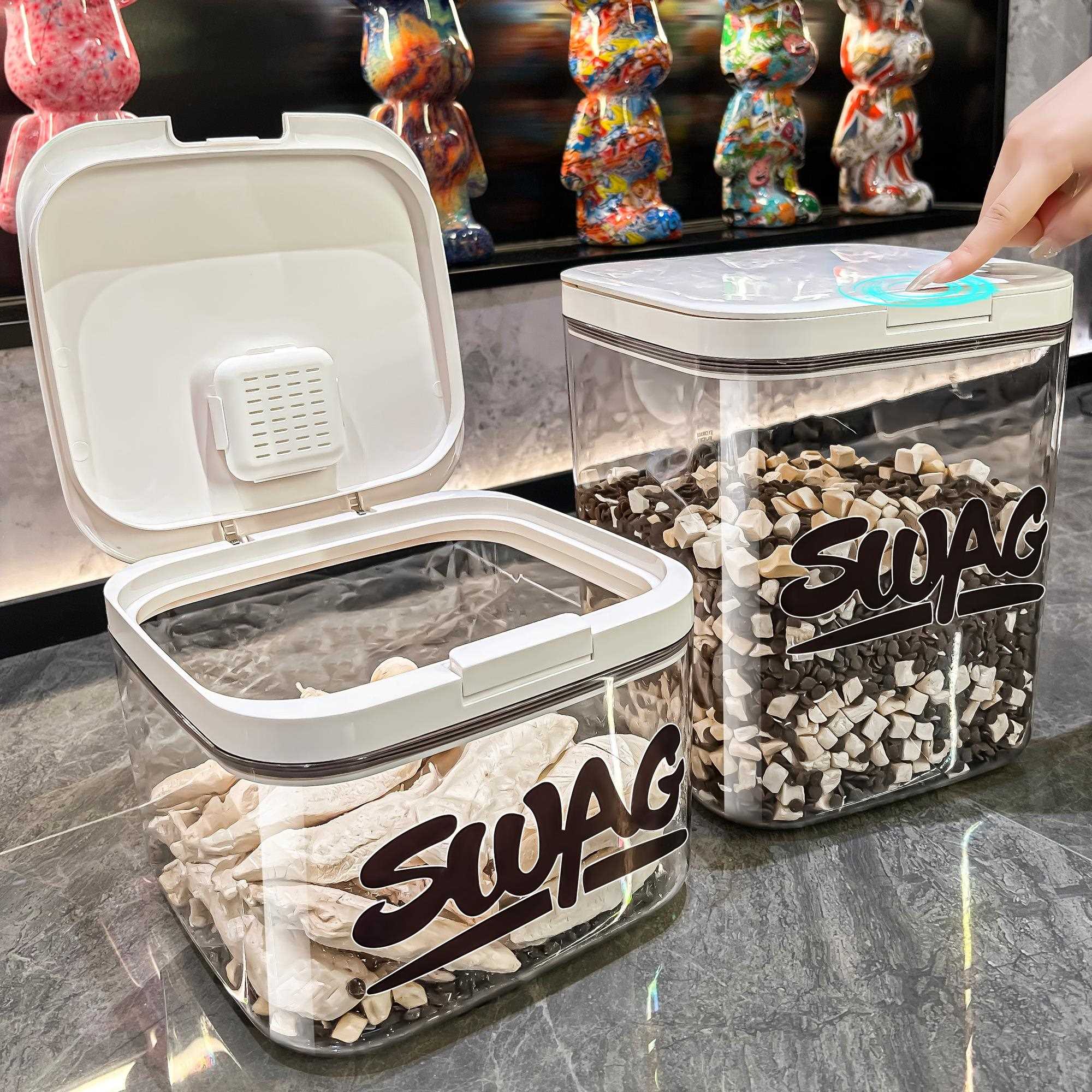 猫粮储存桶狗粮密封罐防