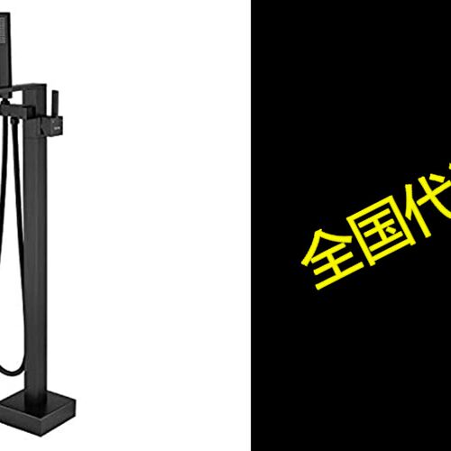 极速TapLong Freestanding Bathtub Faucet Tub Waterfall Filler