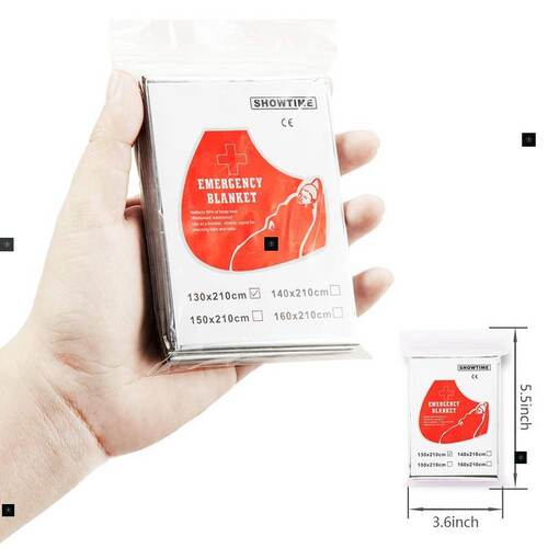 极速new3 Pack Emergency Blanket Thermal Mylar Space Blanket