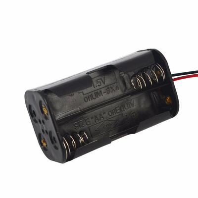 极速High Quality AA Battery Holder 6V for 4 x AA Batteries B