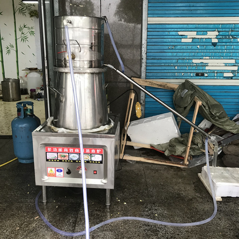 极速酒糟烧地瓜烧农家酿酒设备固态304不锈钢蒸酒器蒸馏锅纯露精