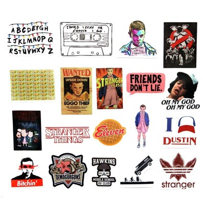 极速Stranger Things 18pcs/Set Decoration Accessories Graffit