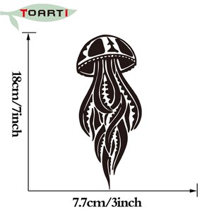 Vinyl Jellyfish Styling Personality Sticker Decal 极速Car