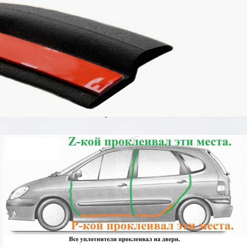 1-8Meters Car Door Seal Strip Sound Insulation For The Car Z