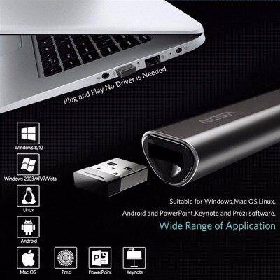 极速Wireless Presenter Remote-Control Slide Clicker Flip-Pen