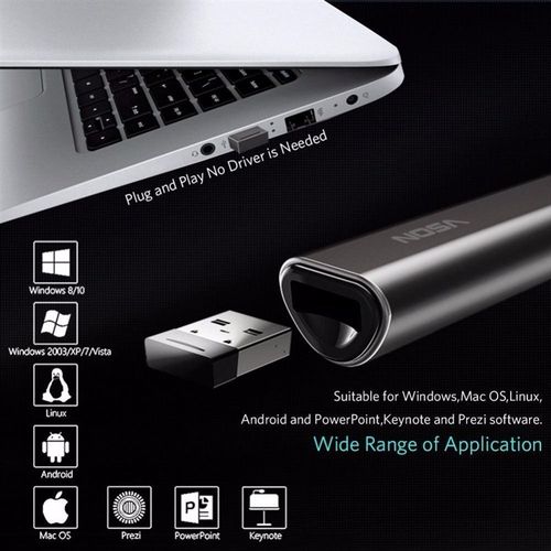 极速Wireless Presenter Remote-Control Slide Clicker Flip-Pen