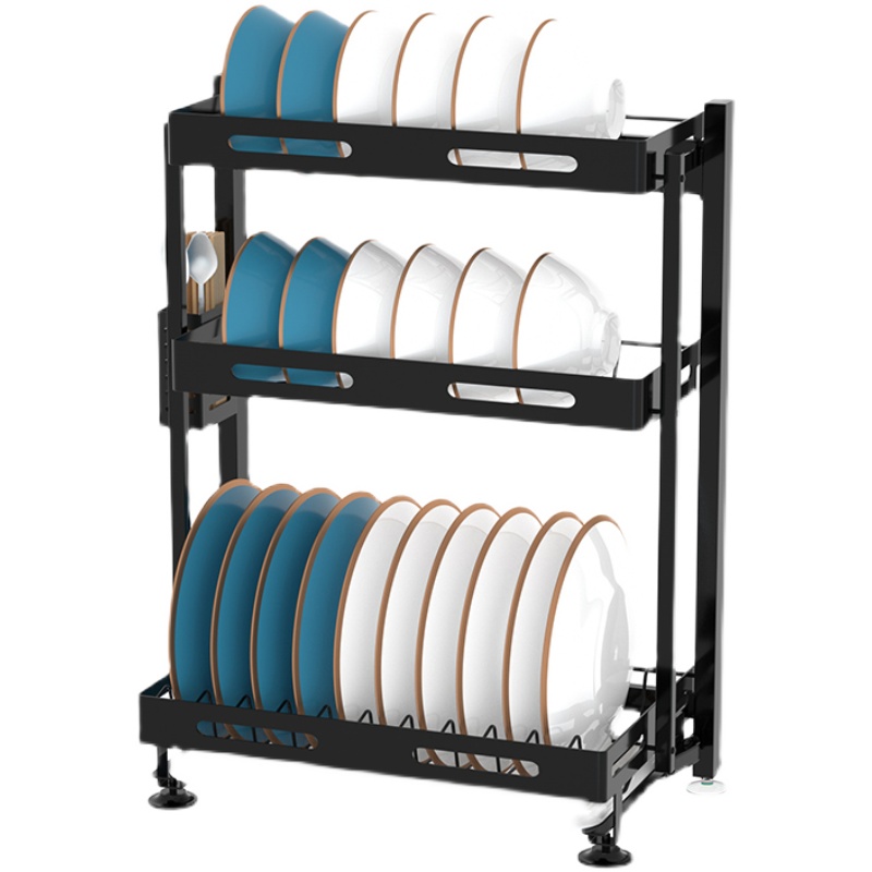 可折叠厨房置物架壁挂式沥水碗架免打孔挂墙上放碗筷架碟盘收纳架