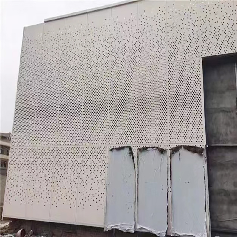 冲孔铝单板幕墙铝板加工定制铝单板门头铝方通悬吊式天花板造型铝