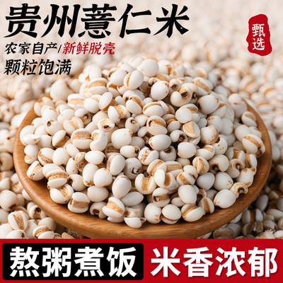 贵州薏仁米25年农家新货米香浓郁