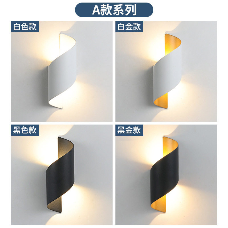 户外防水壁灯酒店装饰墙壁别墅门口庭院门柱过道创意防潮LED壁灯