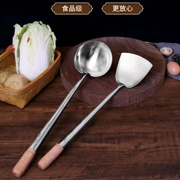 陈枝记手打铲勺炒勺炒铲家用炒菜酒店厨师批发餐厅大厨专用中式