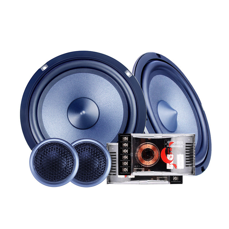 汽车音响改装6.5寸喇叭高音重低音通用车载二分频套装同轴