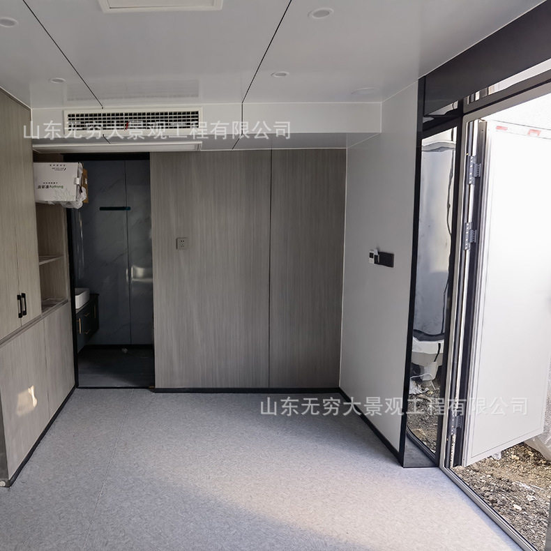 网红太空舱民俗酒店 一厅一室一卫轻奢装修 大型景区引流移动方舱