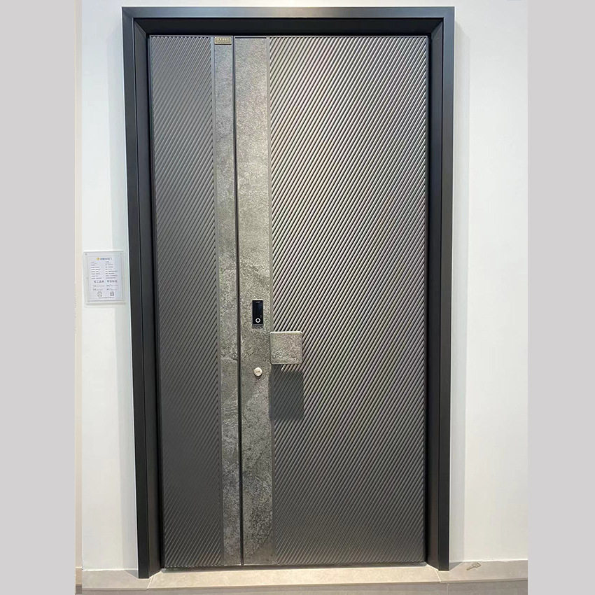 设计师推荐铸铝智能防盗入户门