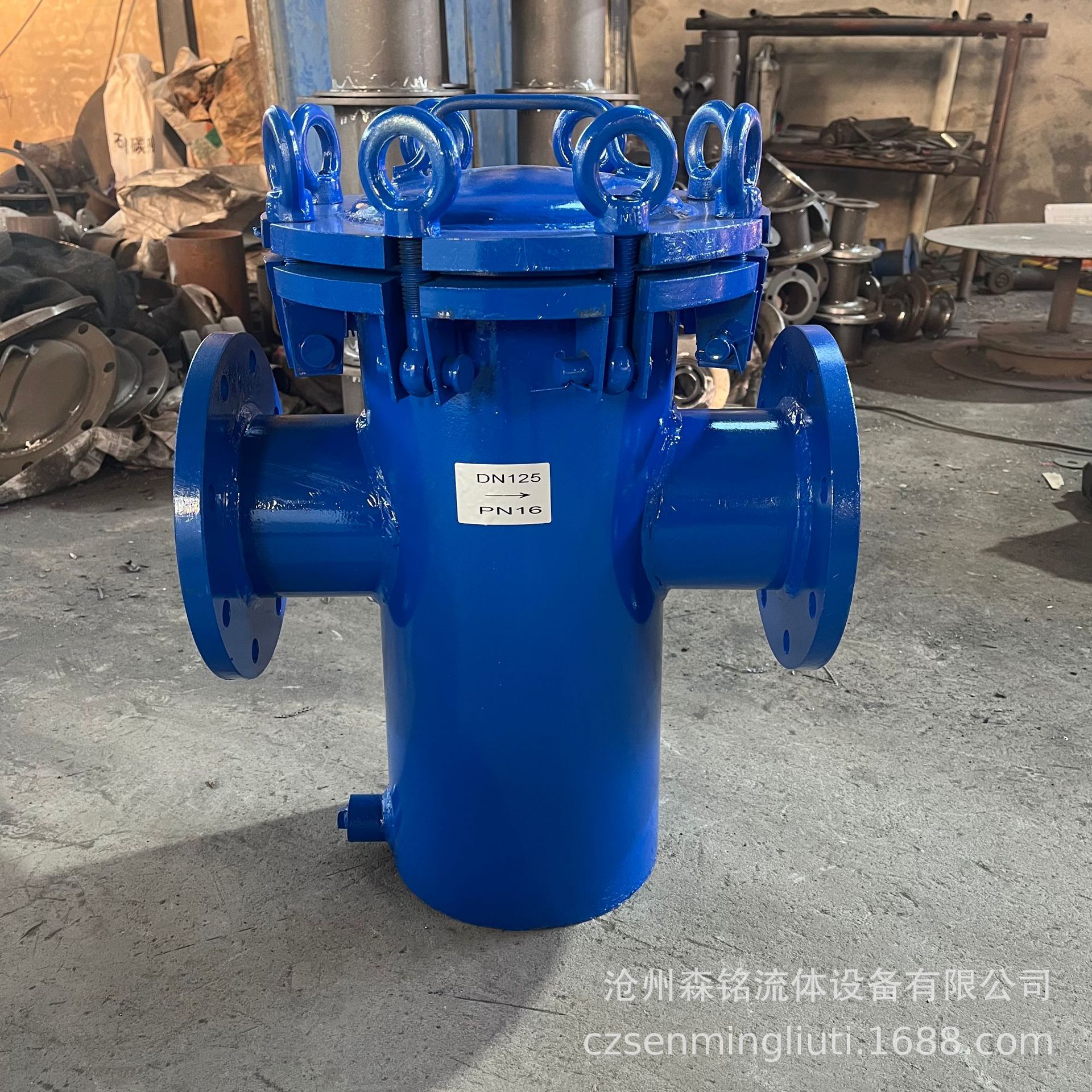 快开篮式过滤器篮式除污器工业污水过滤装置提篮式滤网可定做