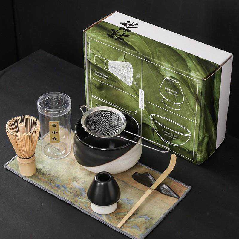 茶筅套装抹茶工具刷子竹子日式宋代点茶茶艺家用茶道抹茶碗百本立