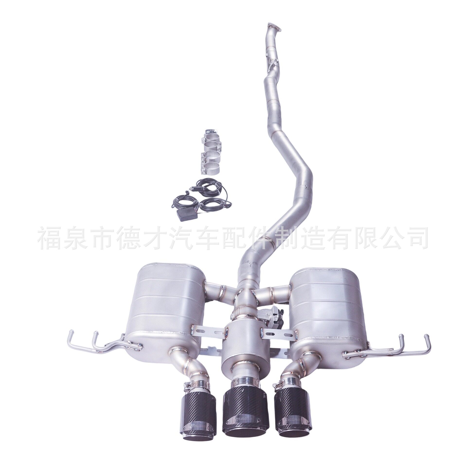 适用本田思域Type-R2.0TFL5中后段中三出排气管