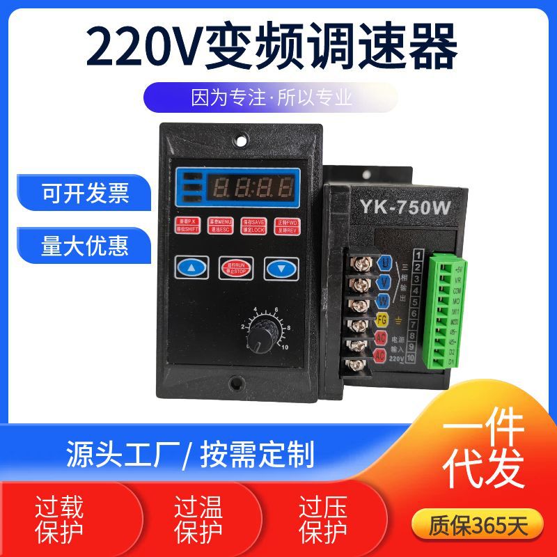 小型简易单相220V变频器