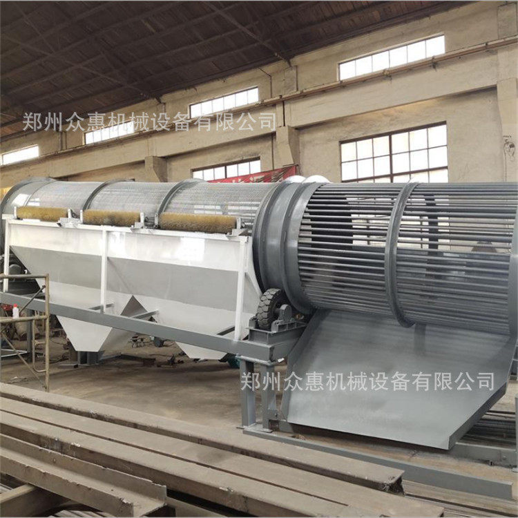 浙江重型筛石机大型移动泥石分离机众惠2060尾矿筛分机