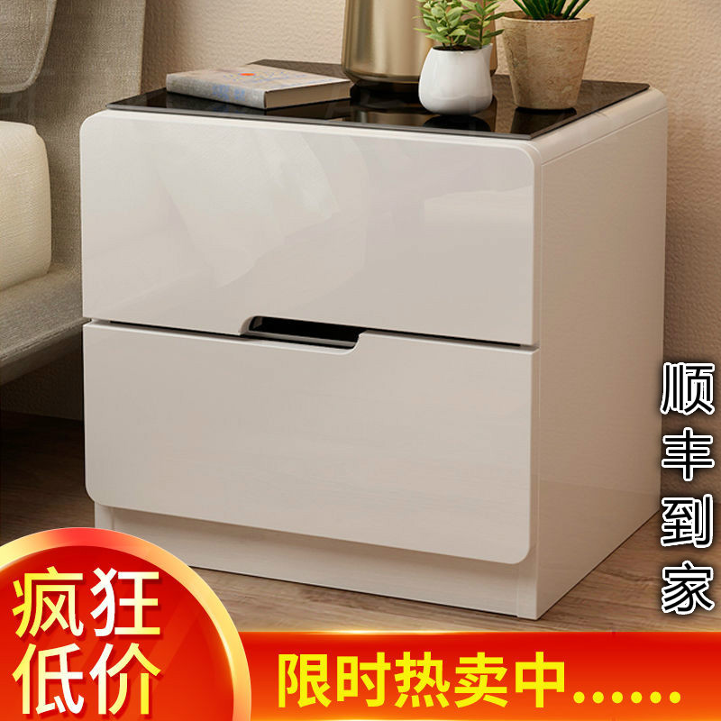 简约现代烤漆床头柜小户型收纳
