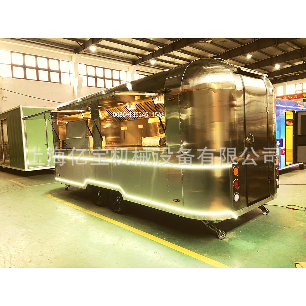 上海亿宝实力工厂展览车大卖场景点小花车街景美食车food trcuks