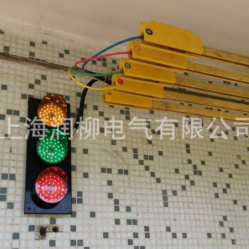 滑触线电源指示灯ABC-HCX-100,三相交流380V,直径100mm行车天车用
