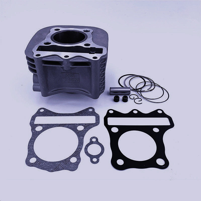 适用QS100T-A-B韵彩QS125T-2-2A-2B丽彩套缸活塞汽缸活塞环中修