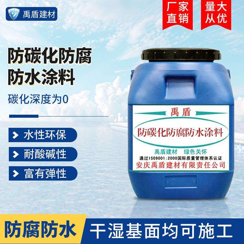 防碳化防腐防水涂料粘结好耐菌群防腐蚀碳化深度绿色环保工程直销
